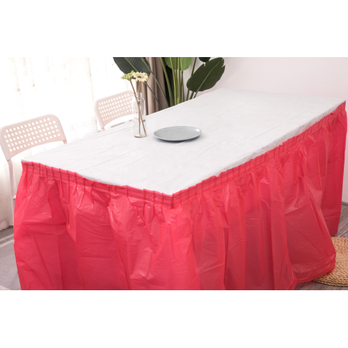 Heavy Duty Dining Table Cover Table Skirt Disposable